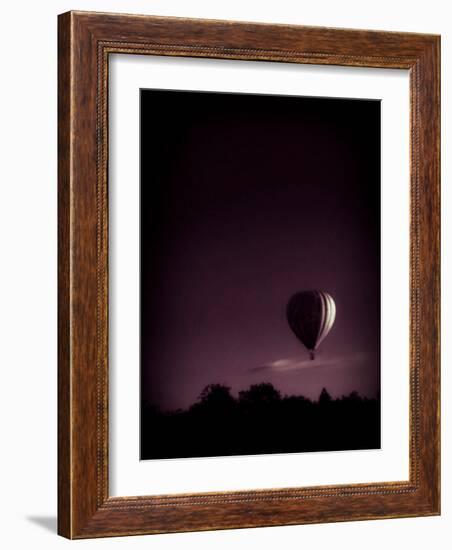 Hot Air Balloon-David Ridley-Framed Photographic Print