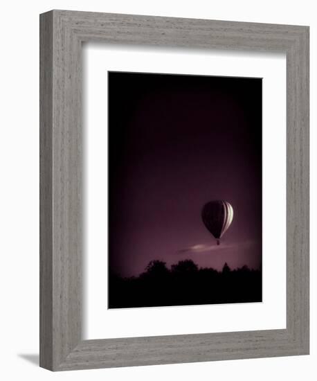 Hot Air Balloon-David Ridley-Framed Photographic Print