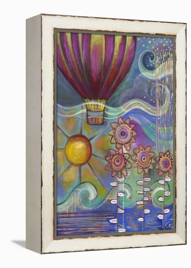 Hot Air Balloon-Carla Bank-Framed Premier Image Canvas