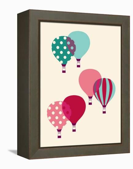 Hot Air Balloon-null-Framed Premier Image Canvas