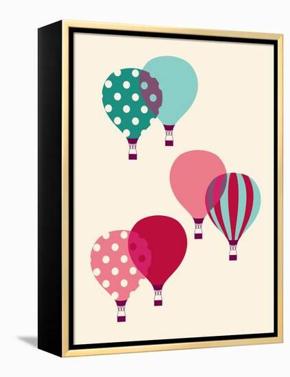 Hot Air Balloon-null-Framed Premier Image Canvas