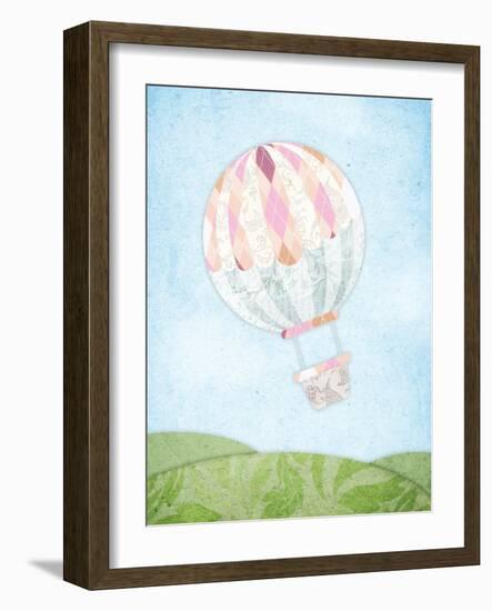 Hot Air Balloon-Alicia Vidal-Framed Art Print