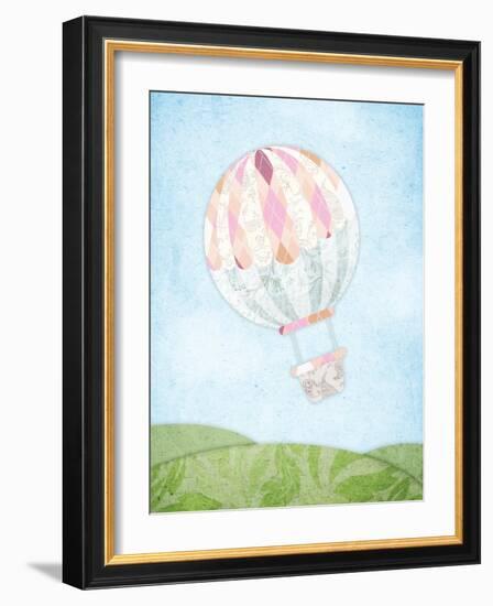 Hot Air Balloon-Alicia Vidal-Framed Art Print