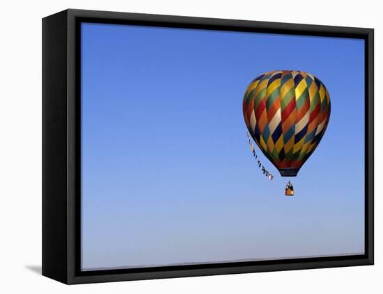 Hot Air Ballooning, Albuquerque, New Mexico, USA-Paul Sutton-Framed Premier Image Canvas