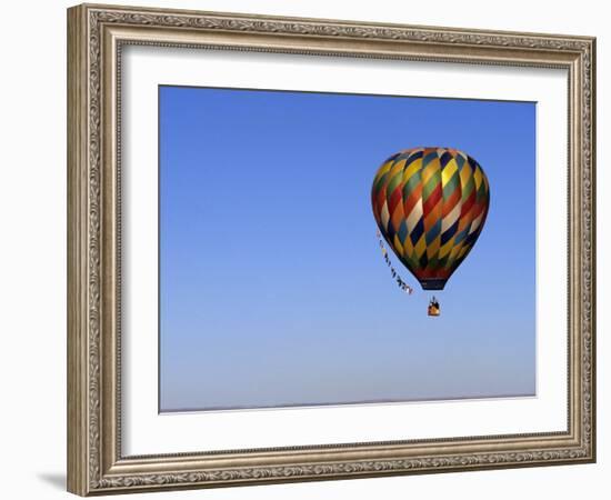 Hot Air Ballooning, Albuquerque, New Mexico, USA-Paul Sutton-Framed Photographic Print