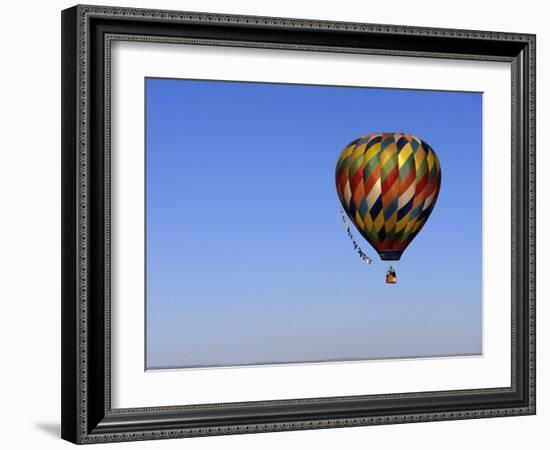 Hot Air Ballooning, Albuquerque, New Mexico, USA-Paul Sutton-Framed Photographic Print