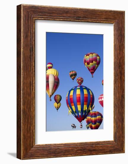 Hot Air Balloons, 2015 Balloon Fiestas, Albuquerque, New Mexico, United States of America-Richard Maschmeyer-Framed Photographic Print