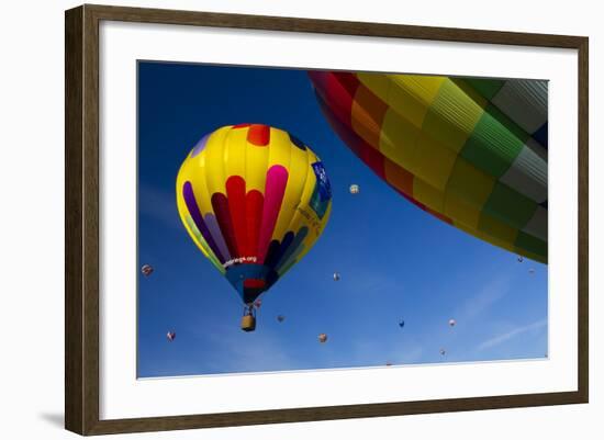 Hot Air Balloons, Albuquerque Balloon Fiesta, New Mexico, USA-Maresa Pryor-Framed Photographic Print