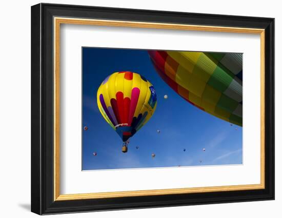 Hot Air Balloons, Albuquerque Balloon Fiesta, New Mexico, USA-Maresa Pryor-Framed Photographic Print