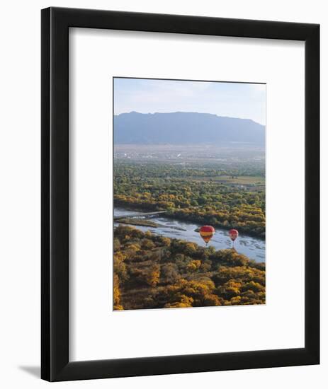 Hot Air Balloons, Albuquerque, New Mexico, USA-Michael Snell-Framed Photographic Print