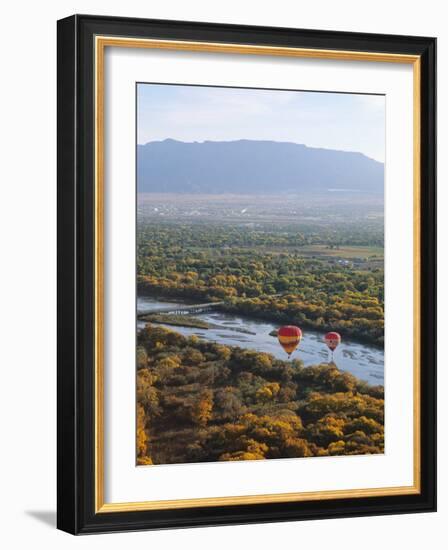 Hot Air Balloons, Albuquerque, New Mexico, USA-Michael Snell-Framed Photographic Print