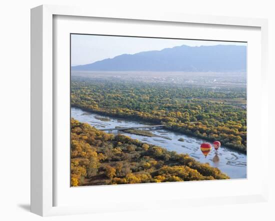 Hot Air Balloons, Albuquerque, New Mexico, USA-Michael Snell-Framed Photographic Print