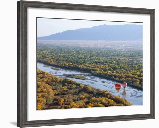 Hot Air Balloons, Albuquerque, New Mexico, USA-Michael Snell-Framed Photographic Print