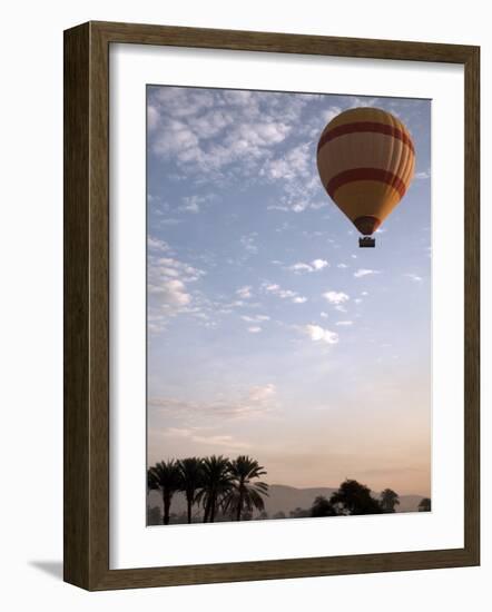 Hot Air Balloons Carry Tourists on Early Morning Flights over the Valley of the Kings, Luxor, Egypt-Mcconnell Andrew-Framed Photographic Print