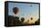 Hot Air Balloons Cruising over Cappadocia, Anatolia, Turkey, Asia Minor, Eurasia-James Strachan-Framed Premier Image Canvas