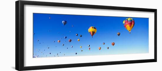 Hot Air Balloons Floating in Sky-null-Framed Photographic Print