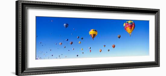 Hot Air Balloons Floating in Sky-null-Framed Photographic Print