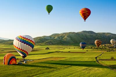 Hot Air Balloons Fly Over Cappadocia Is Known Around The World As