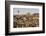 Hot Air Balloons Flying Among Rock Formations at Sunrise in the Red Valley-Ben Pipe-Framed Photographic Print