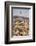 Hot Air Balloons Flying Among Rock Formations at Sunrise in the Red Valley-Ben Pipe-Framed Photographic Print