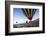 Hot Air Balloons Flying Among Rock Formations at Sunrise in the Red Valley-Ben Pipe-Framed Photographic Print