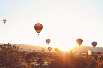 Hot Air Balloons In The Sky During Sunrise Toned With A Retro Vintage Instagram Filter App Or Actio Photographic Print Annette Shaff Art Com Keep up the great work. hot air balloons in the sky during sunrise toned with a retro vintage instagram filter app or actio by annette shaff