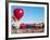 Hot Air Balloons Take Flight, Albuquerque, New Mexico, Usa-Charles Crust-Framed Photographic Print