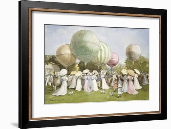 Hot Air Balloons-John S Goodall-Framed Premium Giclee Print