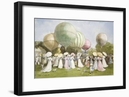 Hot Air Balloons-John S Goodall-Framed Premium Giclee Print