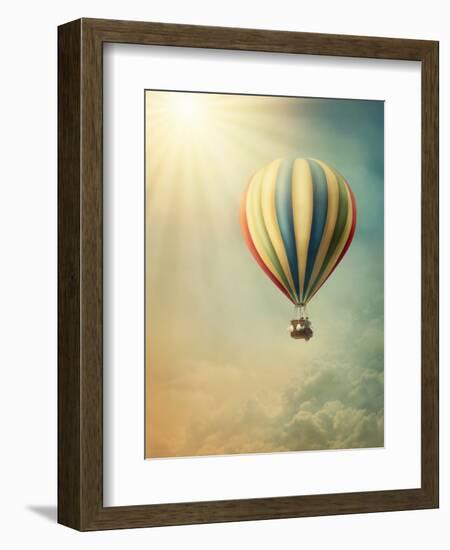 Hot Air Baloon-egal-Framed Photographic Print