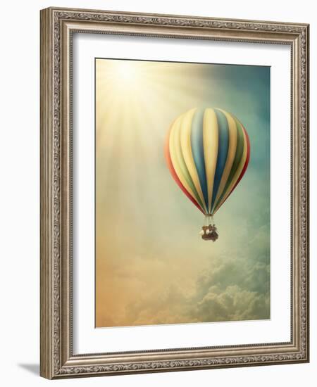 Hot Air Baloon-egal-Framed Photographic Print
