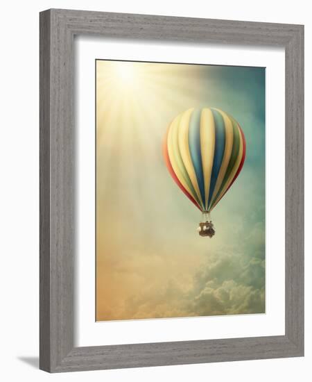 Hot Air Baloon-egal-Framed Photographic Print