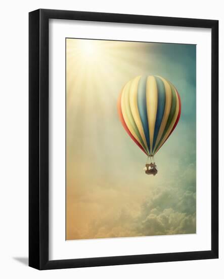 Hot Air Baloon-egal-Framed Photographic Print