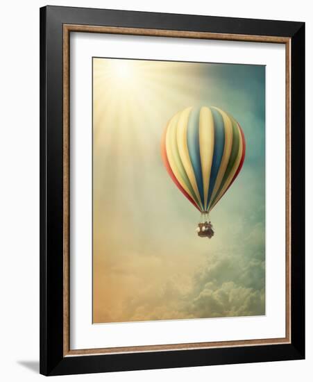 Hot Air Baloon-egal-Framed Photographic Print