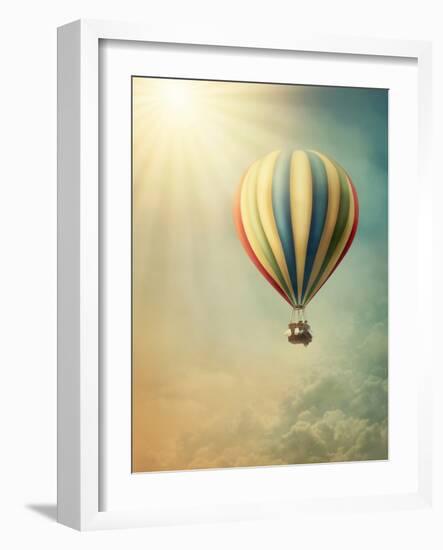 Hot Air Baloon-egal-Framed Photographic Print