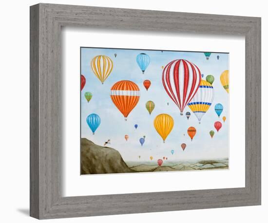 Hot Air Rises, 2012-Rebecca Campbell-Framed Giclee Print