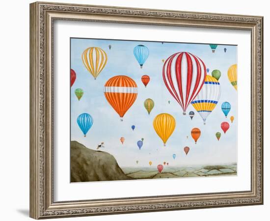 Hot Air Rises, 2012-Rebecca Campbell-Framed Giclee Print