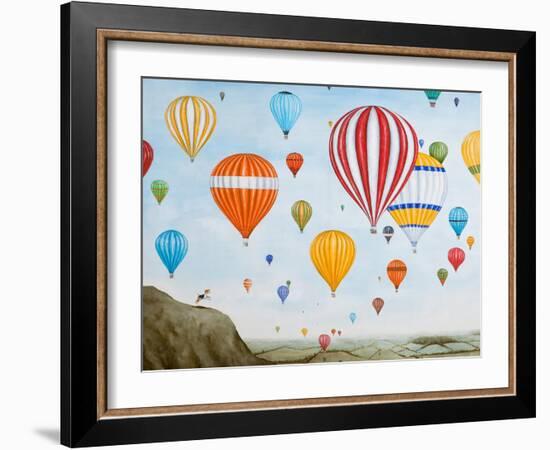 Hot Air Rises, 2012-Rebecca Campbell-Framed Giclee Print