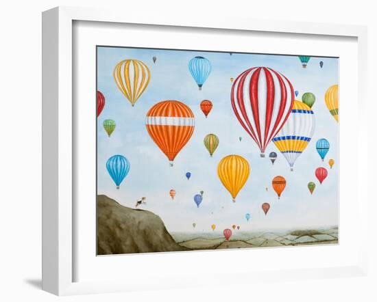 Hot Air Rises, 2012-Rebecca Campbell-Framed Giclee Print