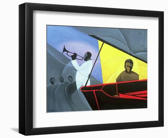 Hot and Cool Jazz, 2004-Kaaria Mucherera-Framed Giclee Print