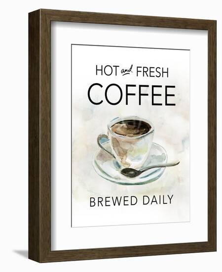 Hot and Fresh Coffee-Carol Robinson-Framed Art Print