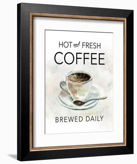 Hot and Fresh Coffee-Carol Robinson-Framed Art Print