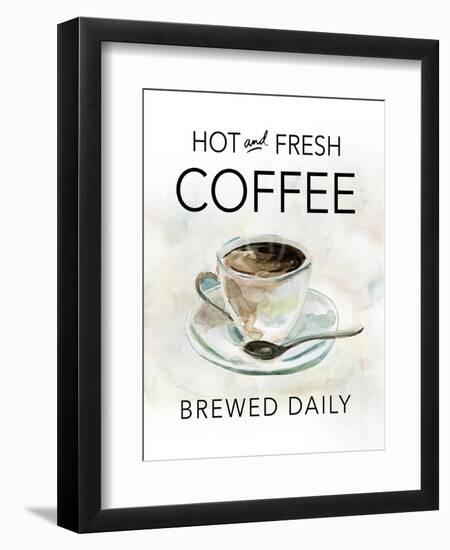 Hot and Fresh Coffee-Carol Robinson-Framed Art Print