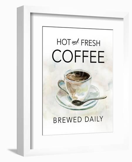 Hot and Fresh Coffee-Carol Robinson-Framed Art Print