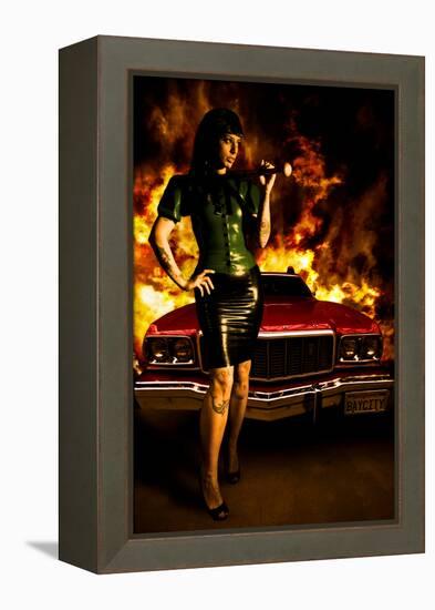 Hot Chick-Nathan Wright-Framed Premier Image Canvas