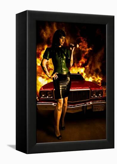 Hot Chick-Nathan Wright-Framed Premier Image Canvas