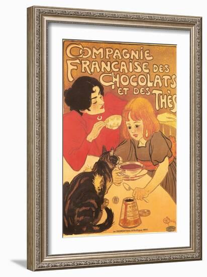 Hot Chocolate for the Cat-null-Framed Art Print