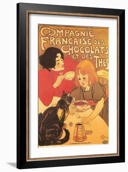 Hot Chocolate for the Cat-null-Framed Art Print