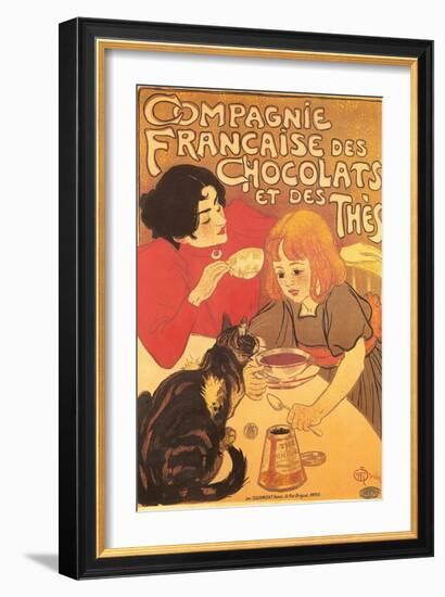 Hot Chocolate for the Cat-null-Framed Art Print