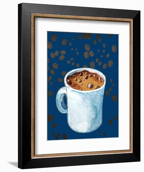 Hot Coffee Art-arirukuchika-Framed Premium Giclee Print